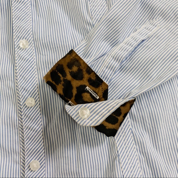 Express ‘The Essentials Shirt’ Pinstripe Button Up - Picture 4 of 4